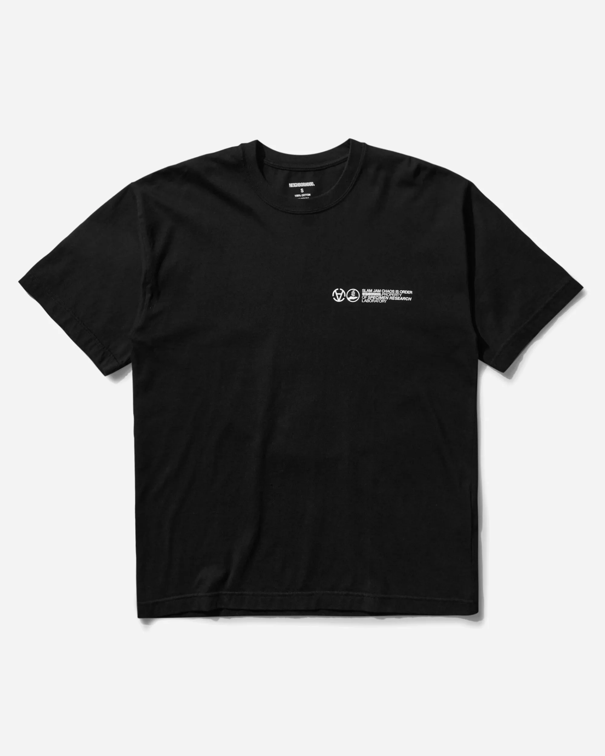 Neighborhood T-Shirts^Slam Jam SRL MIL T-Shirt Black