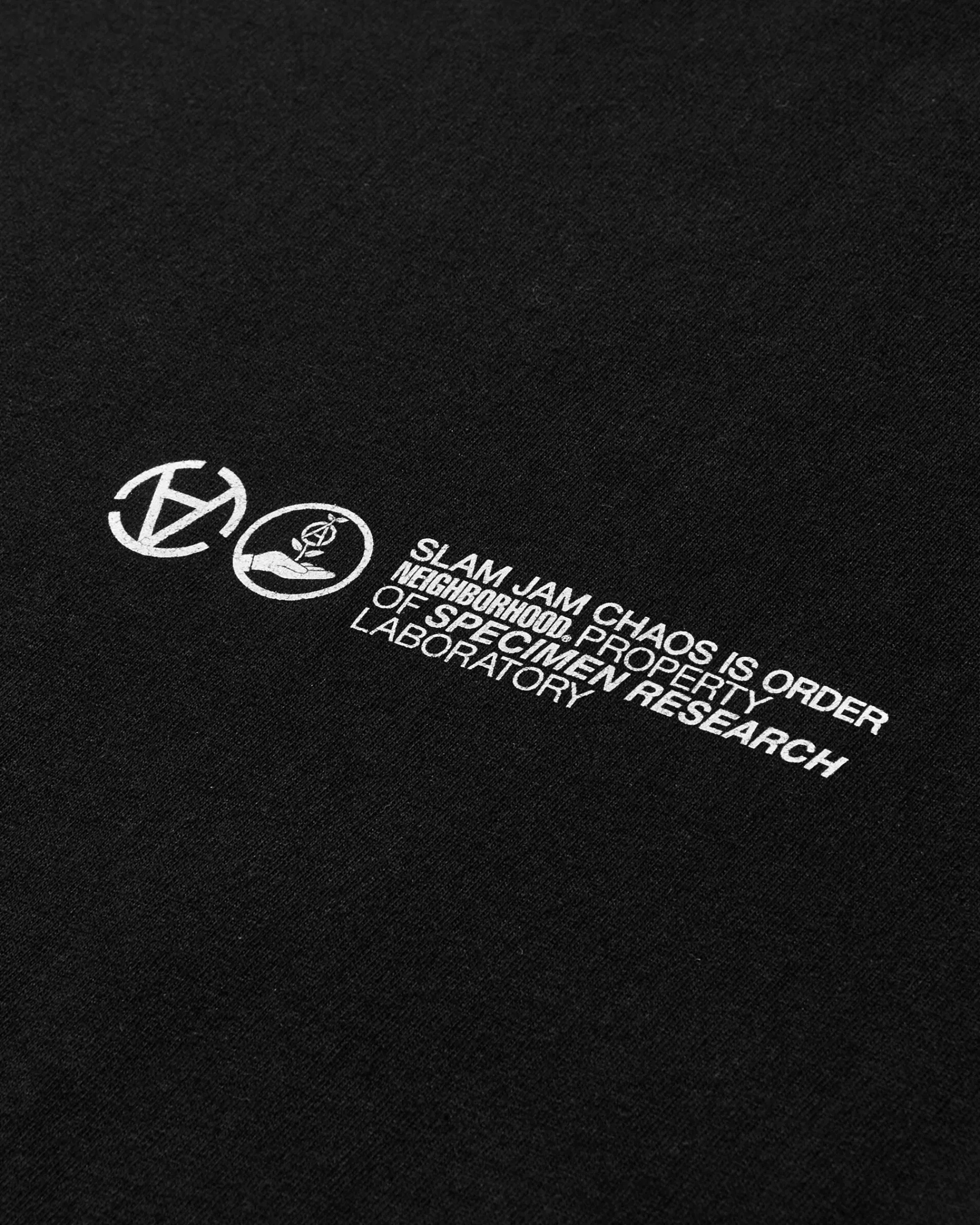 Neighborhood T-Shirts^Slam Jam SRL MIL T-Shirt Black