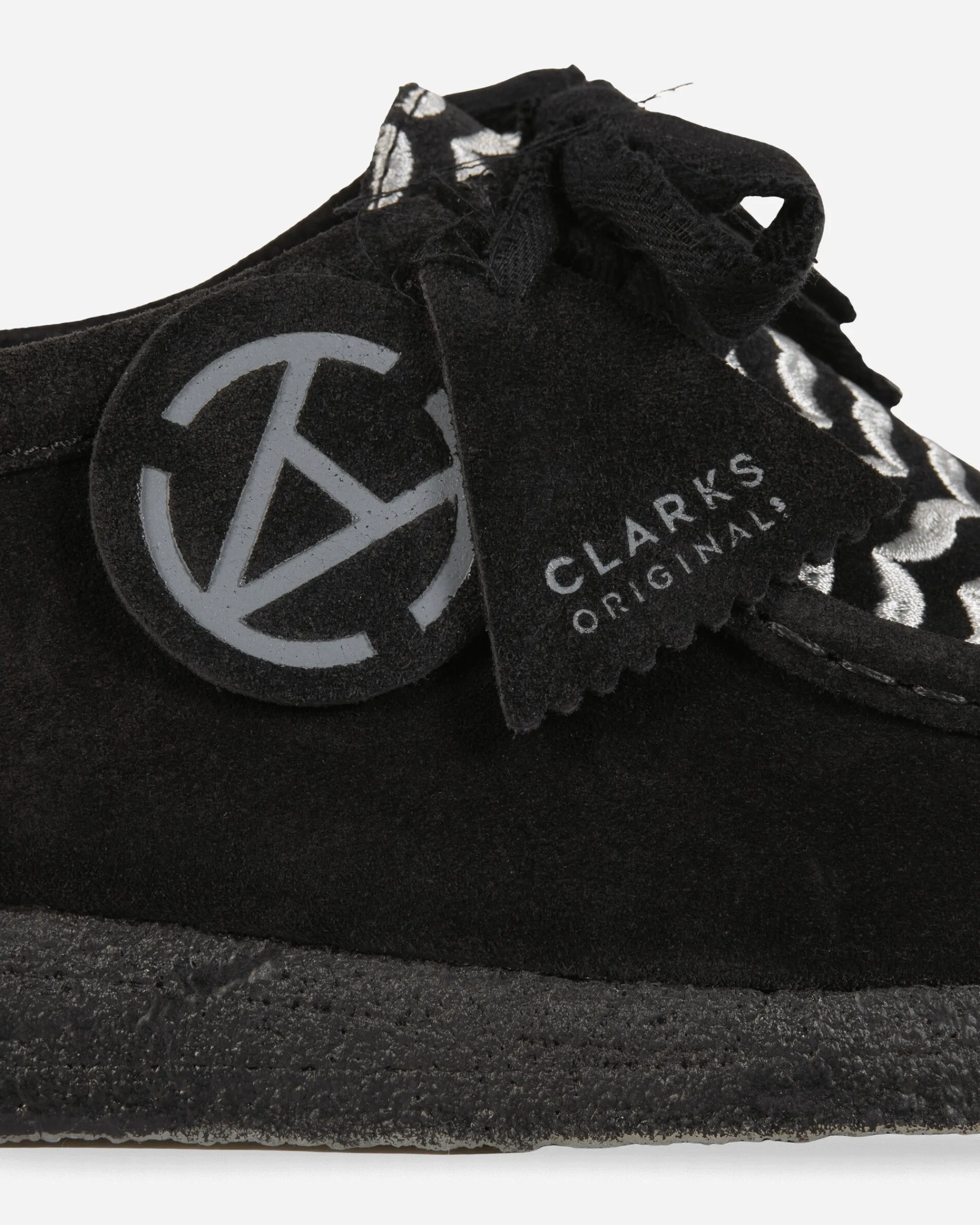 Clarks Classic Shoes^Slam Jam Wallabee Shoes Black