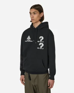 Public Possession Sweatshirts^Slam Jam Where Am I Hooded Sweatshirt Black
