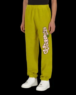 Brain Dead Pants^Slime Reverse Fleece Sweatpants Red