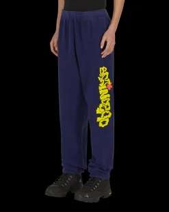 Brain Dead Pants^Slime Reverse Fleece Sweatpants Blue