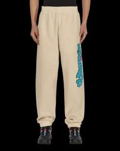 Brain Dead Pants^Slime Reverse Fleece Sweatpants Beige
