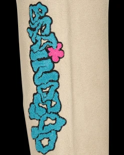 Brain Dead Pants^Slime Reverse Fleece Sweatpants Beige