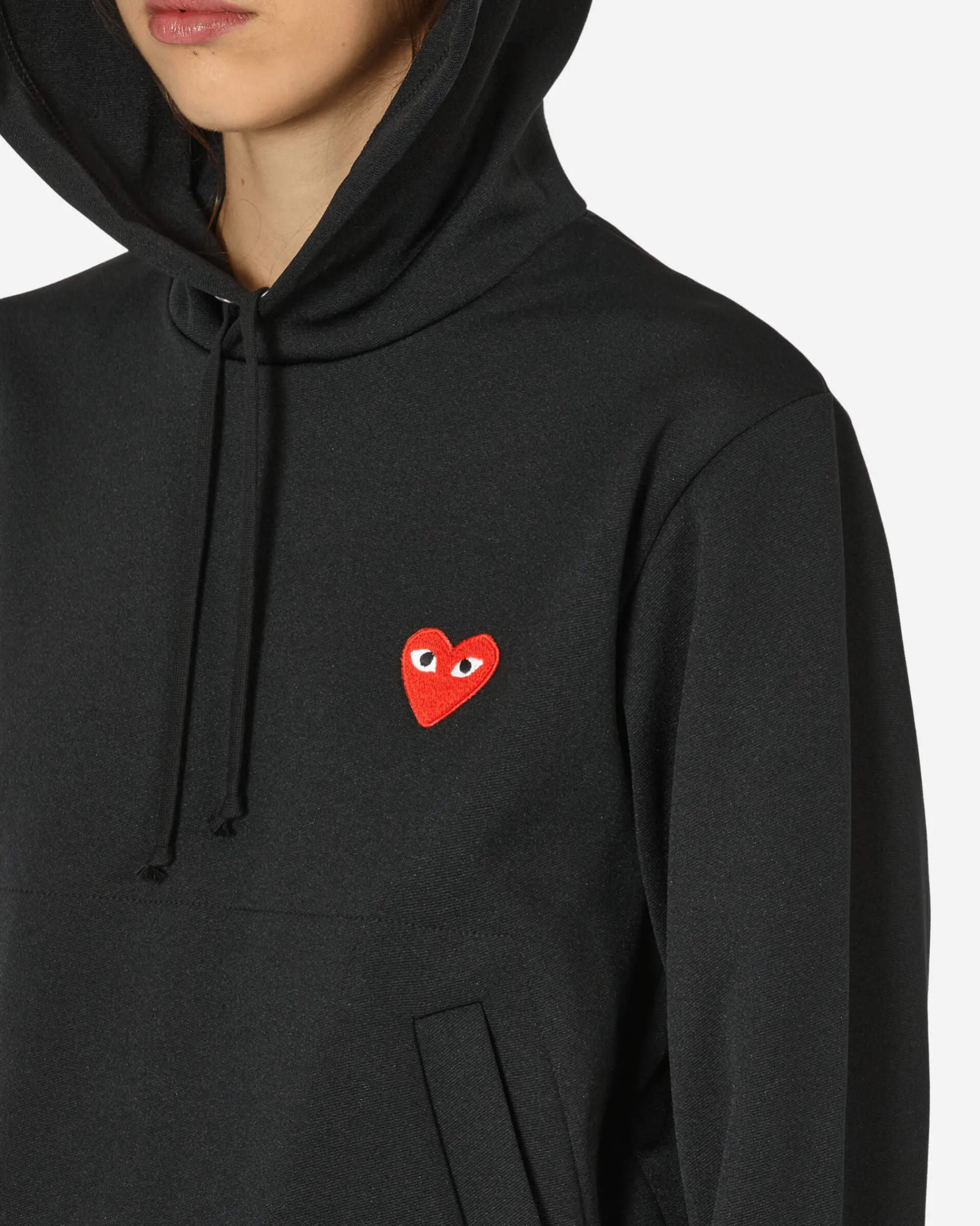 Comme Des Garçons Play Sweatshirts^Small Heart Hooded Sweatshirt Black