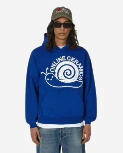 Online Ceramics Sweatshirts^Snail Logo Hoodie Blue