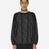 Hysteric Glamour T-Shirts^Snake Loop Pattern Longsleeve Top Black