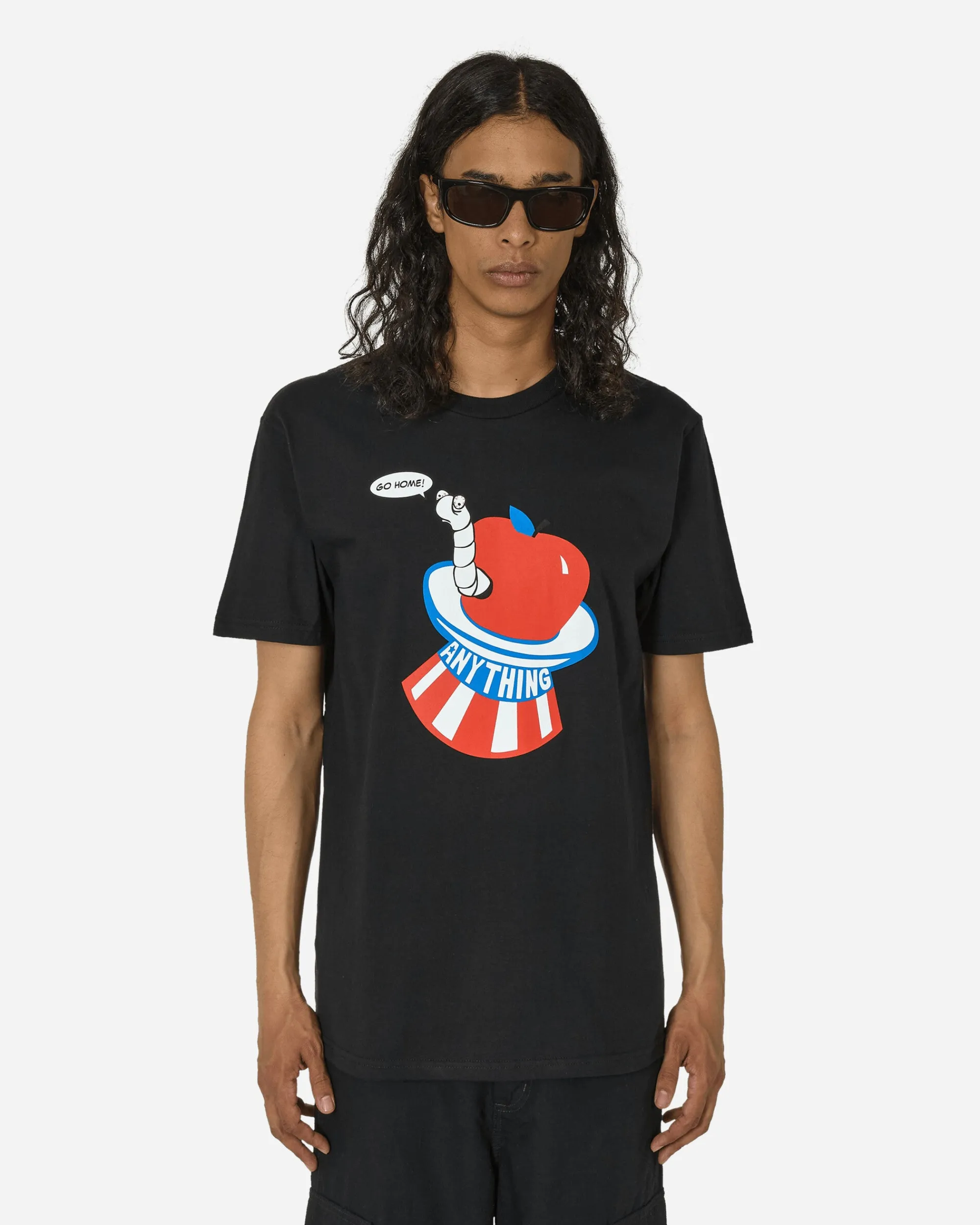 aNYthing T-Shirts^Snakeapple T-Shirt Black