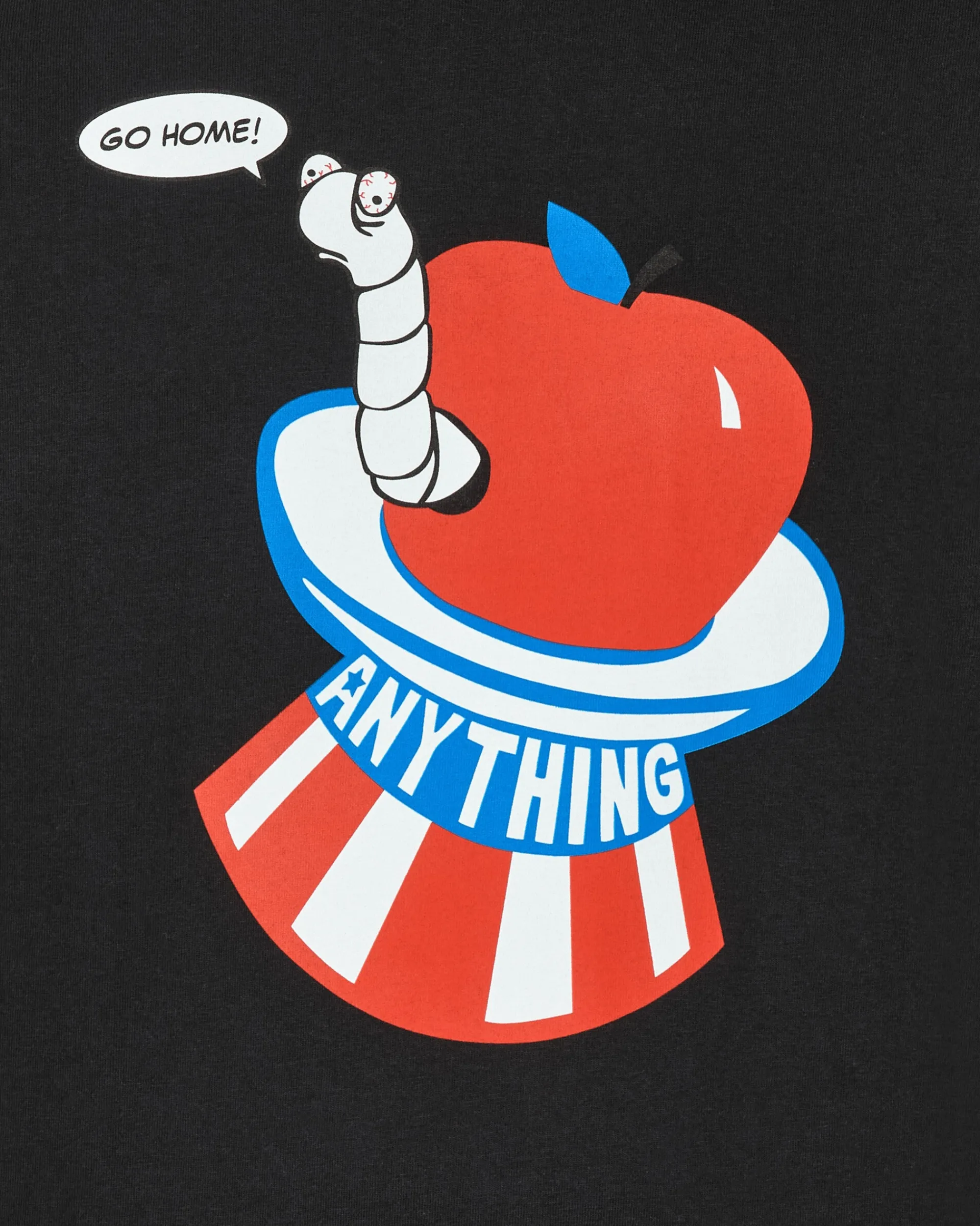 aNYthing T-Shirts^Snakeapple T-Shirt Black