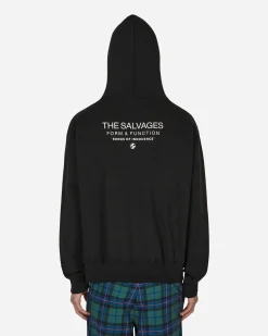 The Salvages Sweatshirts^Snap OS Hooded Sweatshirt Black