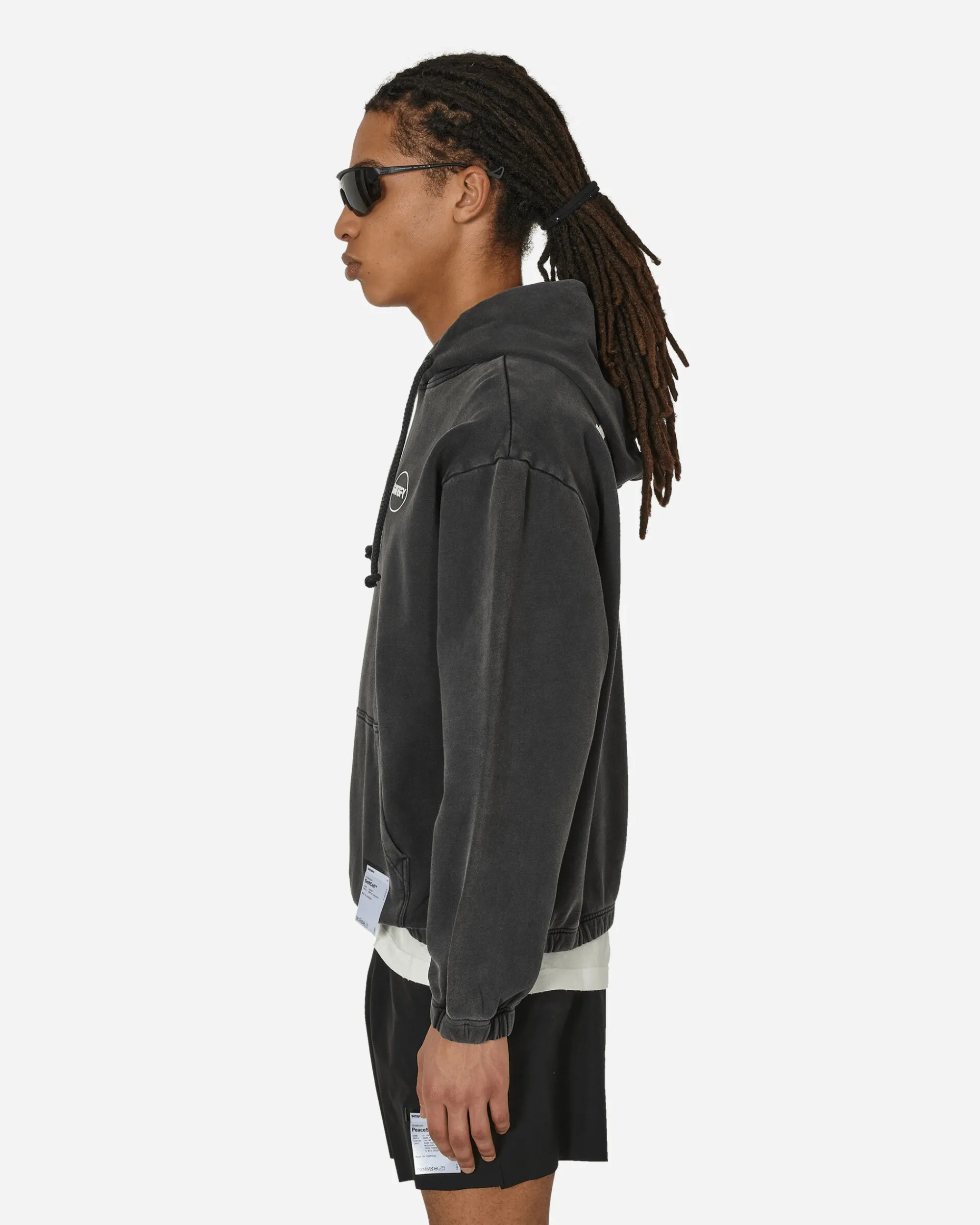 Satisfy Sweatshirts^SoftCell Hooded Sweatshirt Aged Black