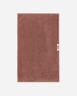 Tekla Textile^Solid Hand Towel Kodiak Brown