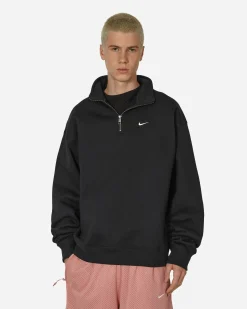 Nike Sweatshirts^Solo Swoosh 1/4 Zip Sweatshirt Black