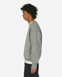 Nike Sweatshirts^Solo Swoosh Crewneck Sweatshirt Dark Grey Heather