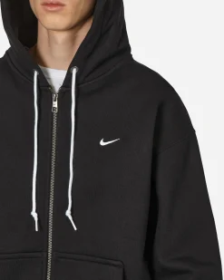 Nike Sweatshirts^Solo Swoosh Full-Zip Hooded Sweatshirt Black
