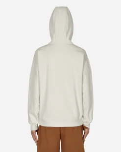 Nike Sweatshirts^Solo Swoosh Hooded Sweatshirt White