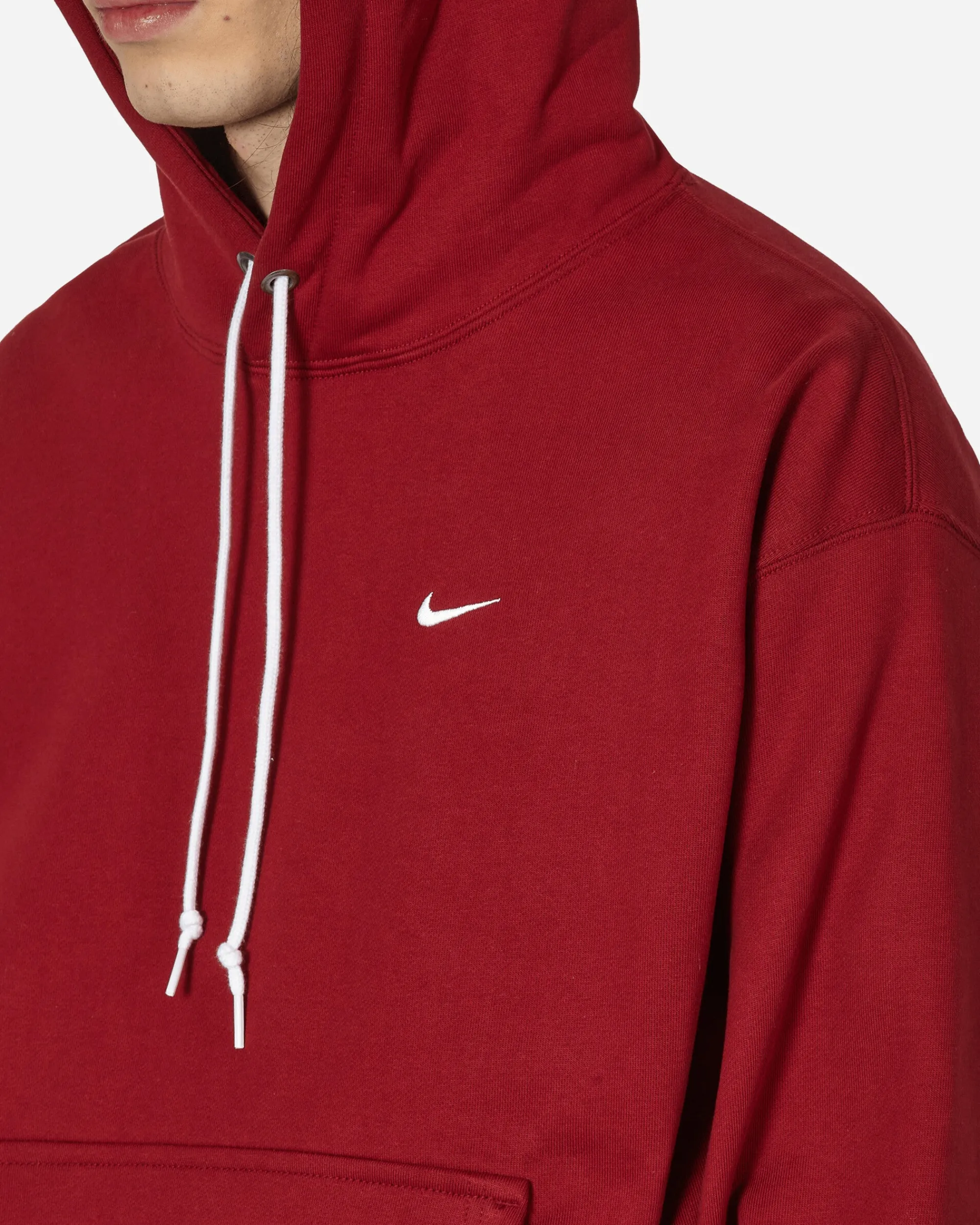 Nike Sweatshirts^Solo Swoosh Hooded Sweatshirt Team Red