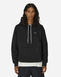 Nike Sweatshirts^Solo Swoosh Hooded Sweatshirt Black