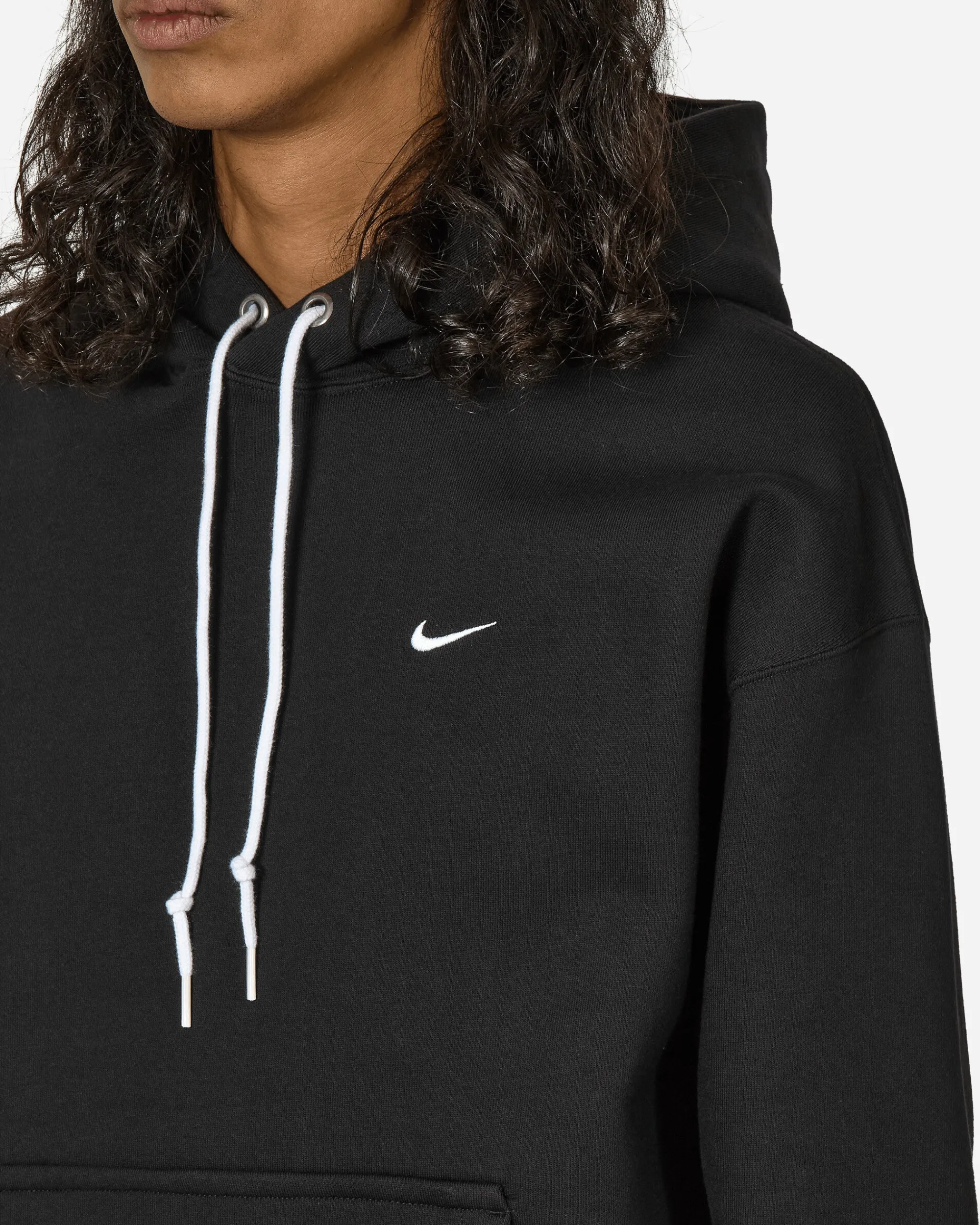 Nike Sweatshirts^Solo Swoosh Hooded Sweatshirt Black