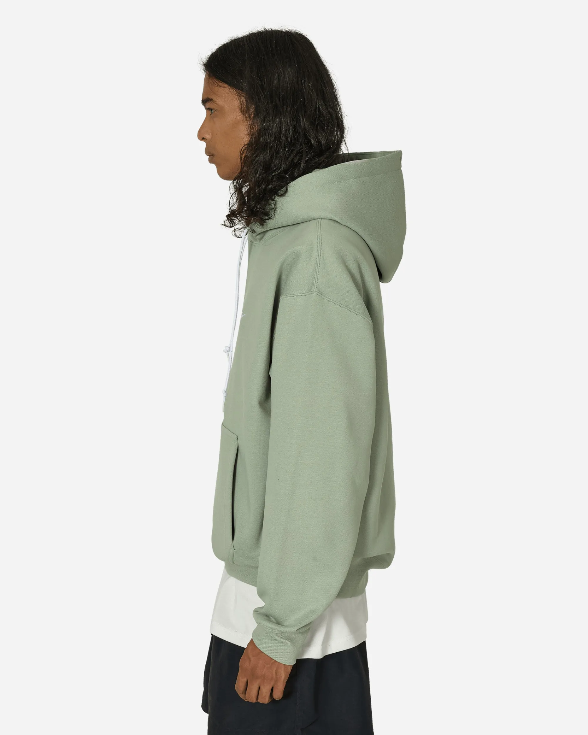 Nike Sweatshirts^Solo Swoosh Hooded Sweatshirt Jade Horizon