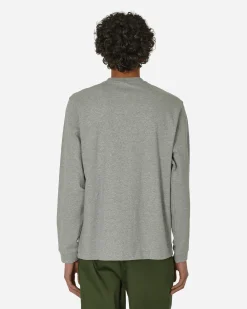 Nike T-Shirts^Solo Swoosh Longsleeve T-Shirt Dark Grey Heather