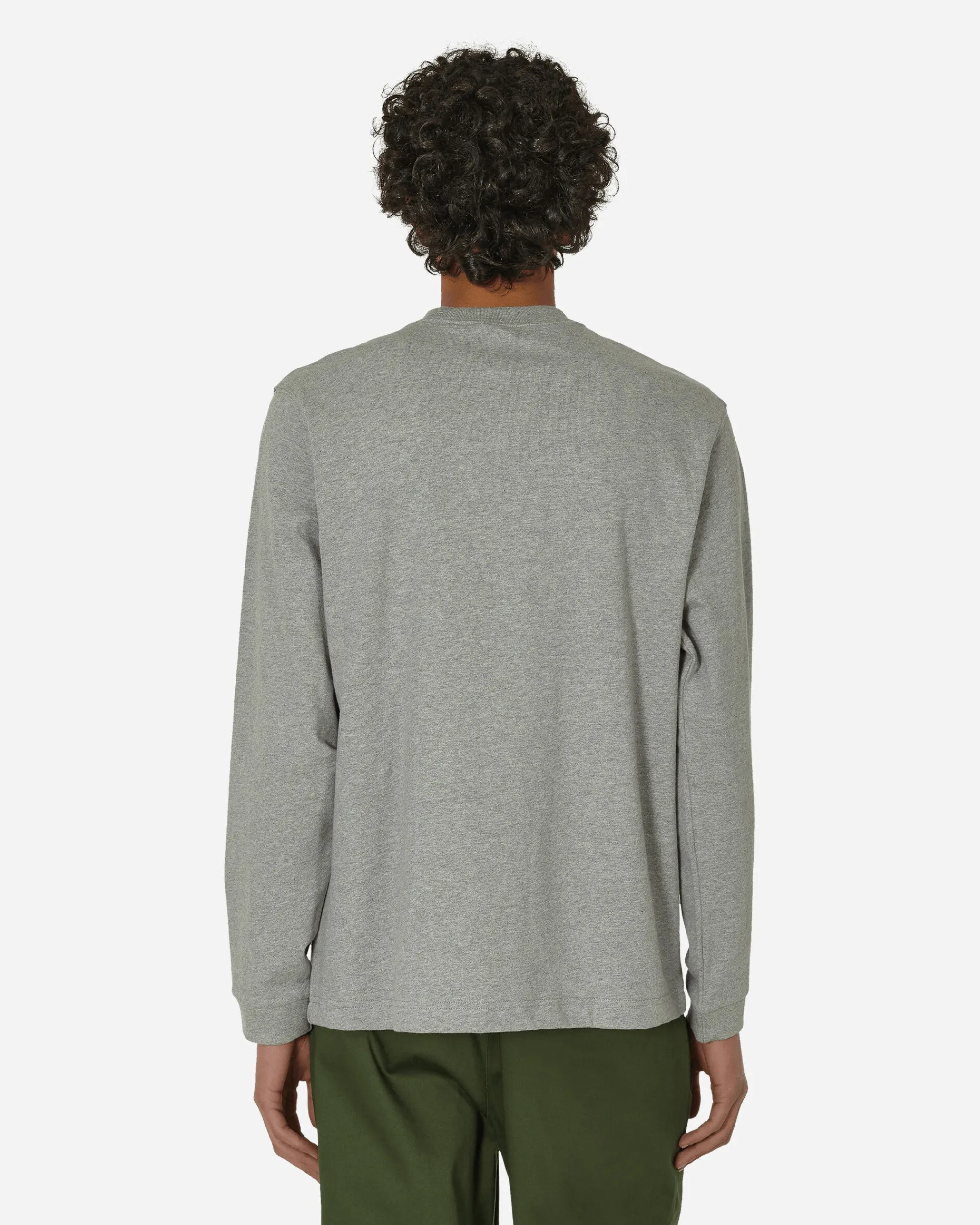 Nike T-Shirts^Solo Swoosh Longsleeve T-Shirt Dark Grey Heather