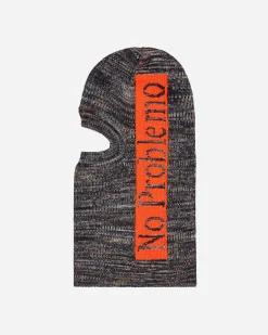 Aries Hats|Hats^Space Dye No Problemo Balaclava Black