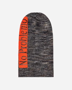 Aries Hats|Hats^Space Dye No Problemo Balaclava Black