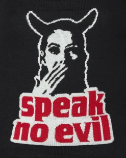Hysteric Glamour T-Shirts^Speak No Evil Tank Top Black