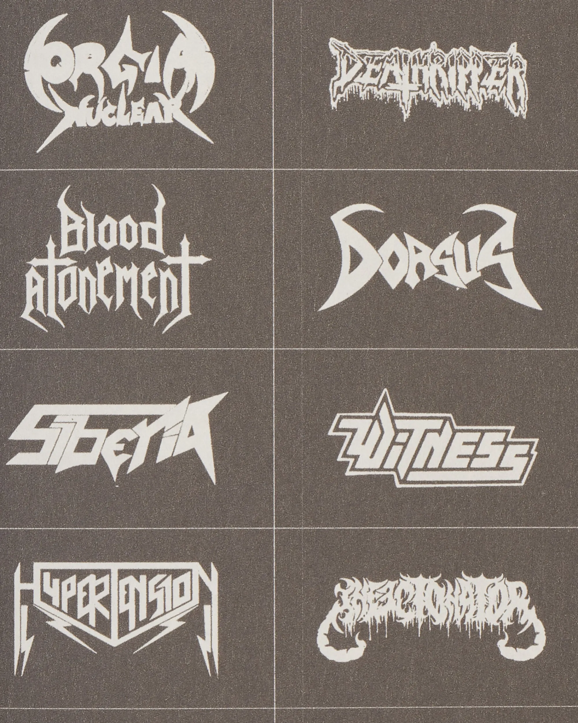 Sprint Magazines Magazines^Speed Metal Logos Zine