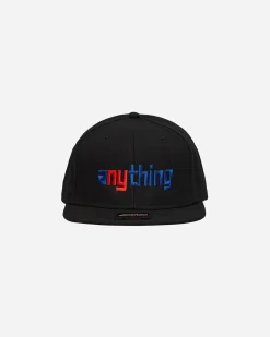 aNYthing Hats|Hats^Speedball Logo Flat Brim Hat Black