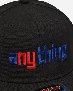 aNYthing Hats|Hats^Speedball Logo Flat Brim Hat Black