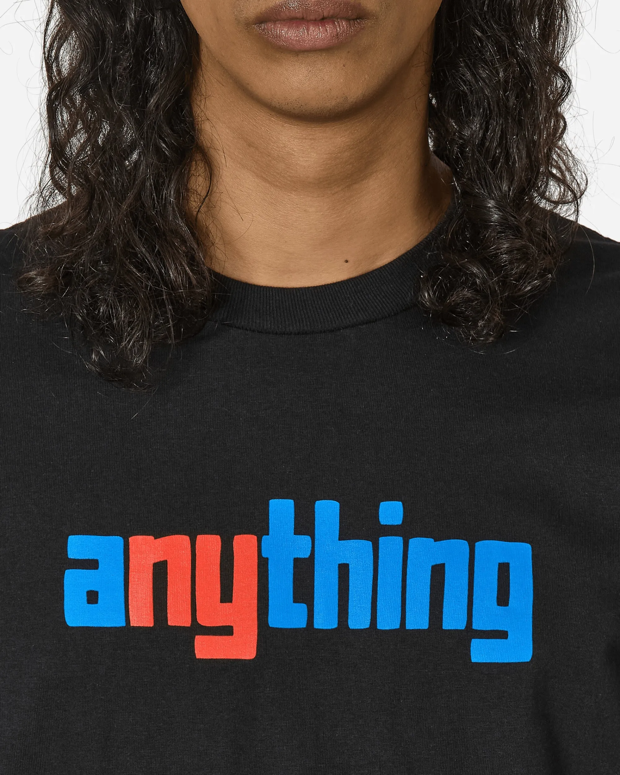 aNYthing T-Shirts^Speedball Logo T-Shirt Black