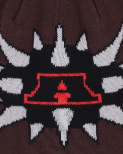 Awake NY Hats|Hats^Spike Skully Beanie Brown
