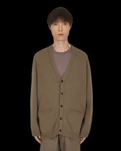 Undercoverism Knitwear^Split Cardigan Brown