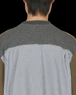 Undercoverism Knitwear^Split Cardigan Brown