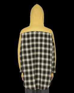 Undercoverism Sweatshirts^Split Hooded Sweatshirt Yellow