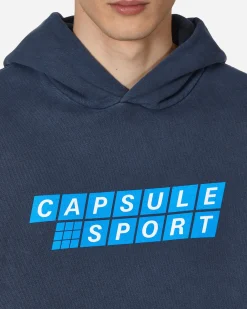Capsule Sweatshirts^Sport Hooded Sweatshirt Vintage Navy
