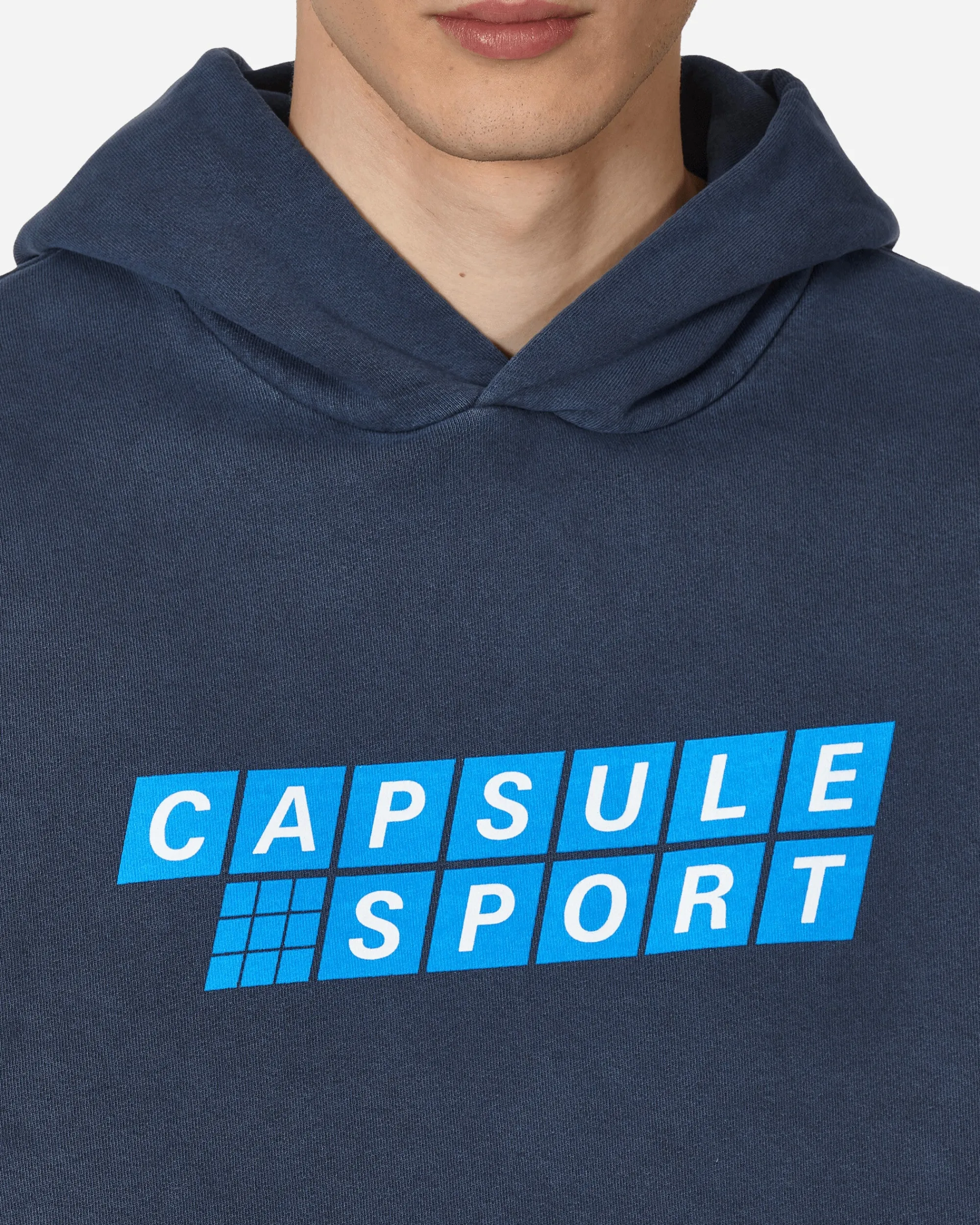 Capsule Sweatshirts^Sport Hooded Sweatshirt Vintage Navy