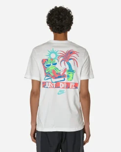 Nike T-Shirts^Spring Break Sun T-Shirt White