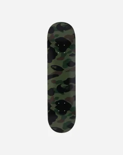 A Bathing Ape Skateboarding^1st Camo Skateboard Green