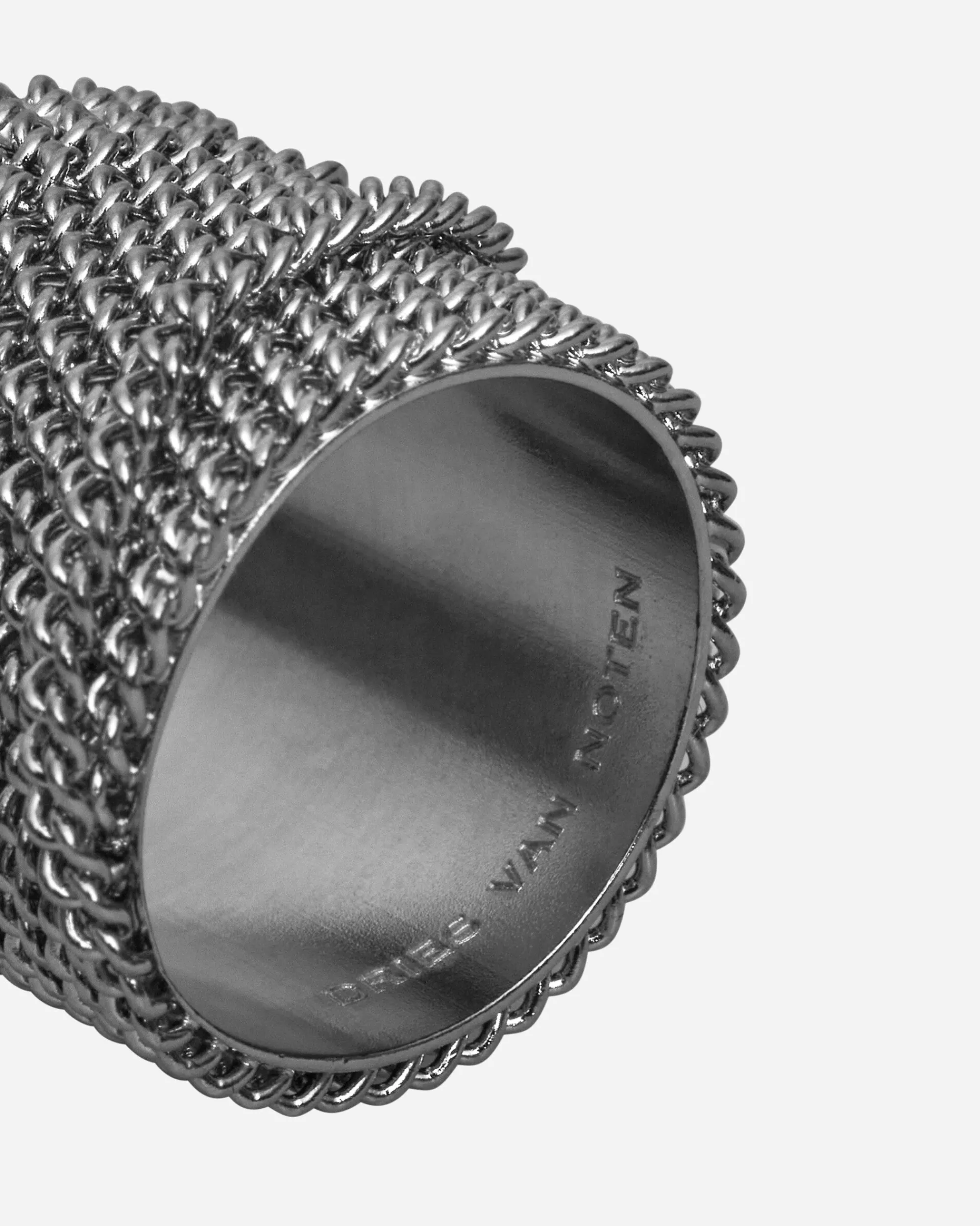 Dries Van Noten Jewellery|Jewellery^Stacked Chain Ring Antic Silver
