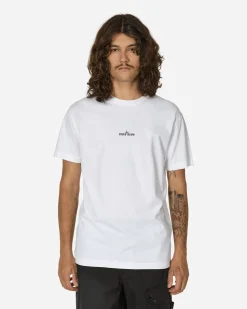 Stone Island T-Shirts^Stamp One Print T-Shirt White