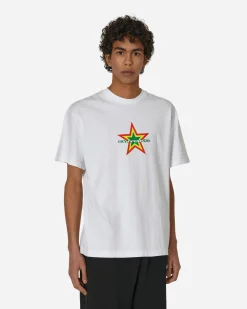 Awake NY T-Shirts^Star Logo T-Shirt Whtie