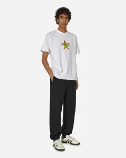 Awake NY T-Shirts^Star Logo T-Shirt Whtie