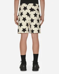 Awake NY Shorts^Star Printed Sweatshorts White