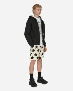 Awake NY Shorts^Star Printed Sweatshorts White
