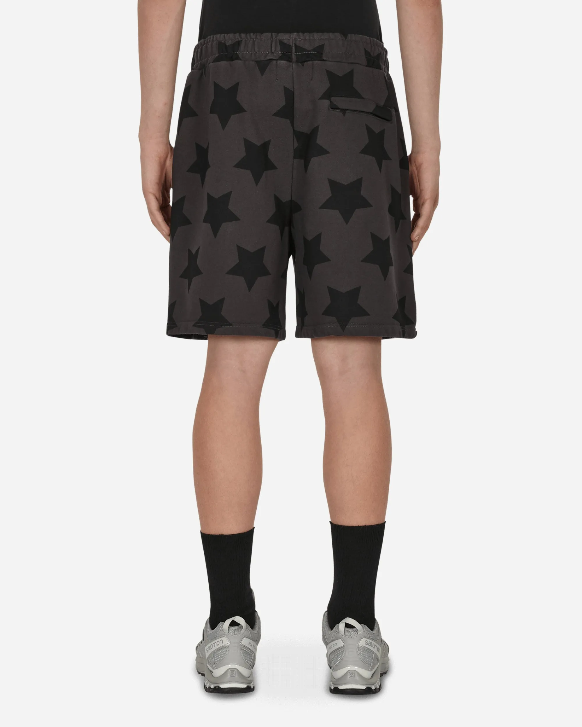 Awake NY Shorts^Star Printed Sweatshorts Grey