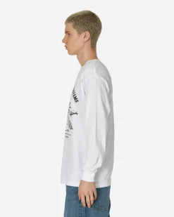 L.I.E.S. Records T-Shirts^Statue Longsleeve T-Shirt White