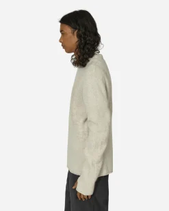_J.L-A.L_ Knitwear^Stave Knit Sweater Chalk Grey